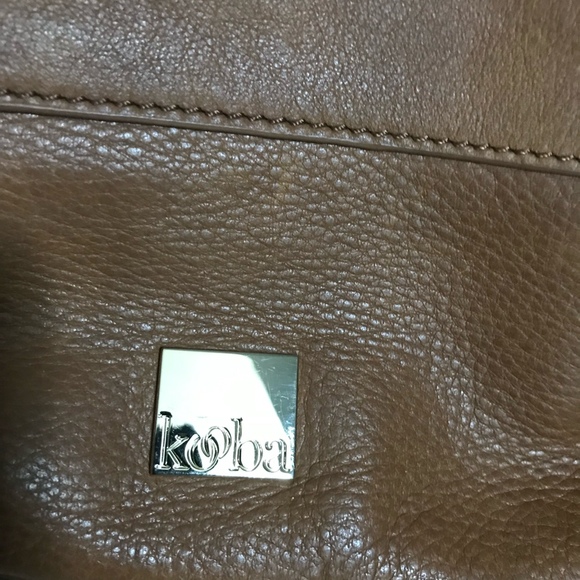 Kooba Jonnie Brown Leather Shopper Tote EUC - Picture 7 of 9